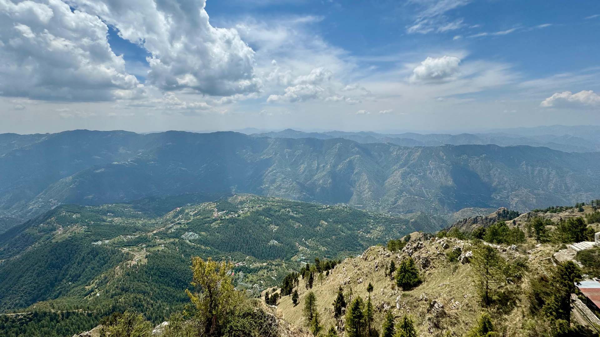 A soul soothing view from Shalli Peak Shimla