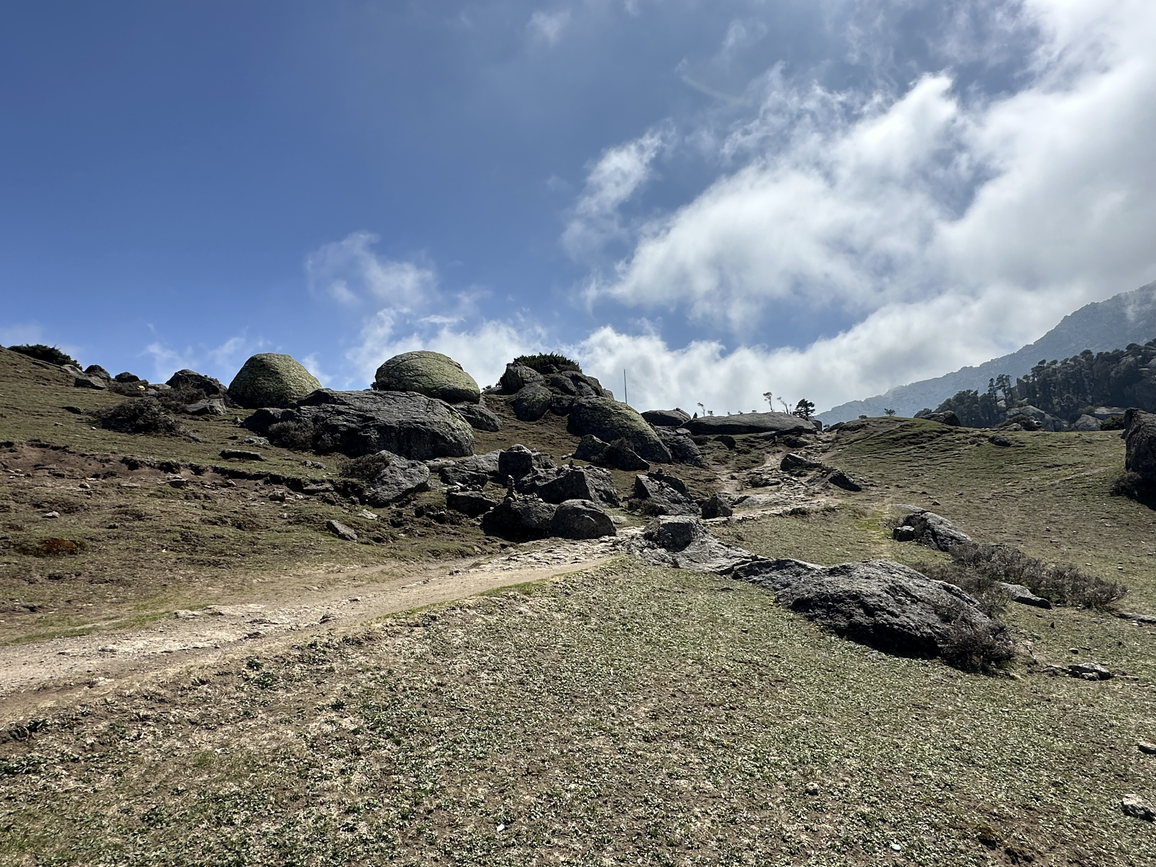 Chasing clouds through rugged trails