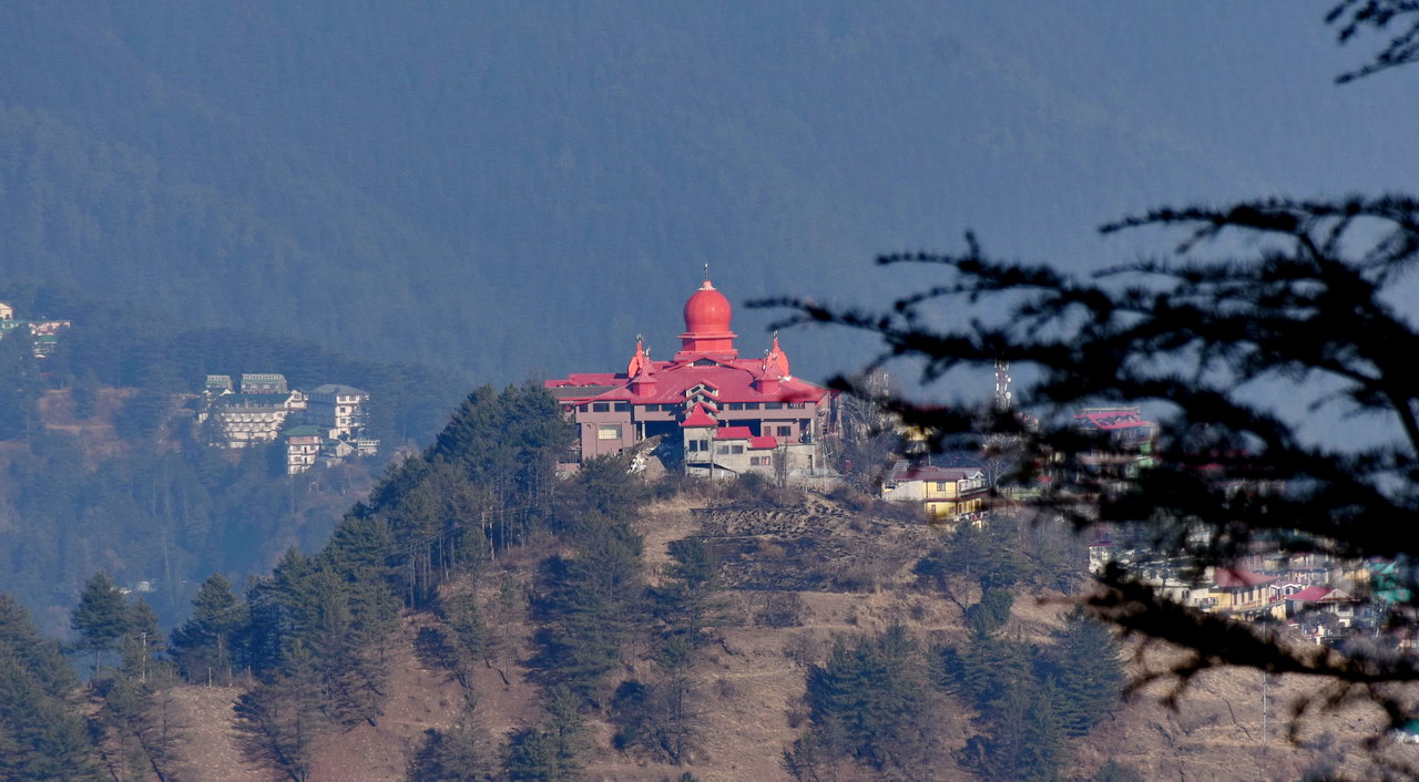 VIEW OF DHINGU TEMPLE FROM JAKHOO