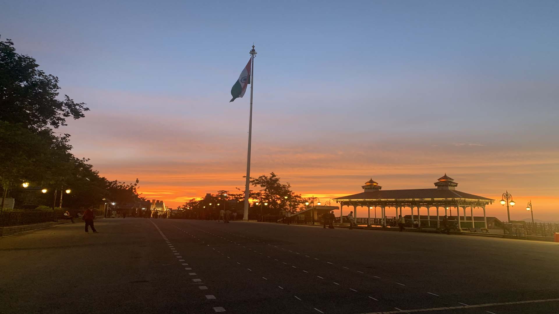 NIGHT VIEW OF THE RIDGE-SHIMLA