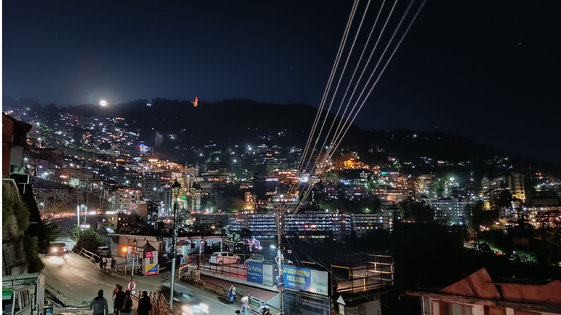 Snow covered Shimla View