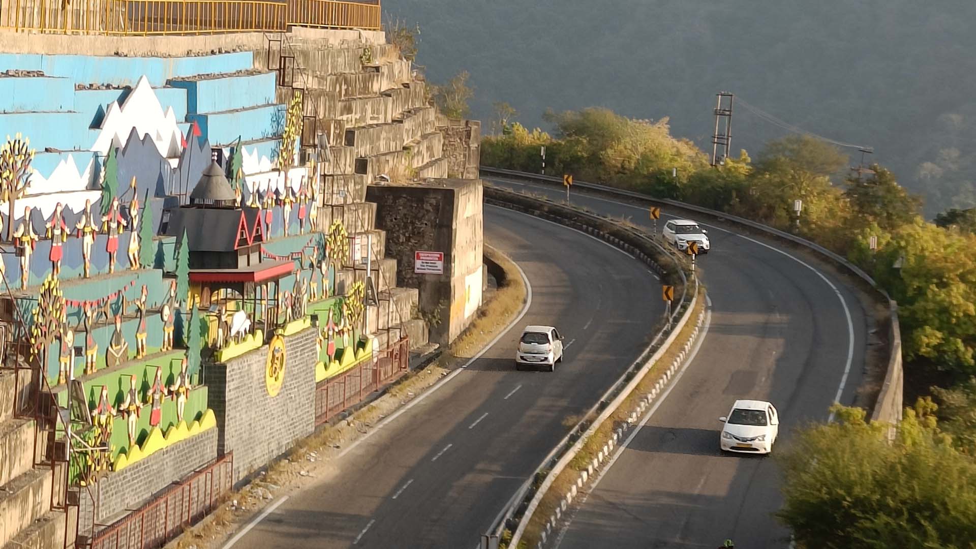 Snow covered Shimla View