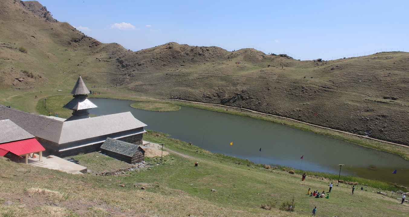 VIEW OF PRASHAR TEMPLE, MANDI