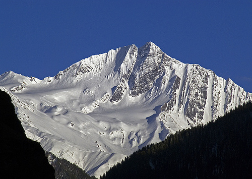 ONE OF THE OFF-SHOOT OF THE FAMOUS DHAULADHAR PEAK OF THE HIMALAYAS