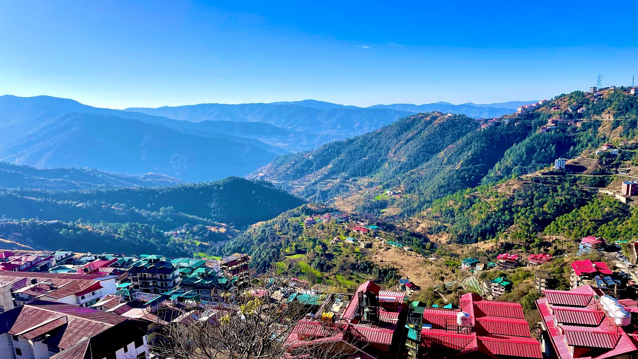 Rolling Hill and Charming Townscape