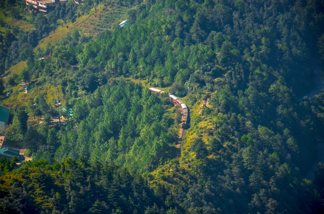 Himalayan Queen Train in Shimla hills