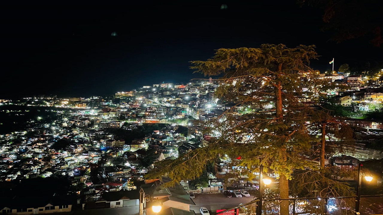 Night View of Shimla