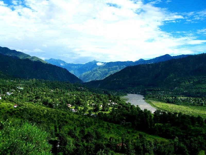 VIEW OF CHAMBA VALLEY