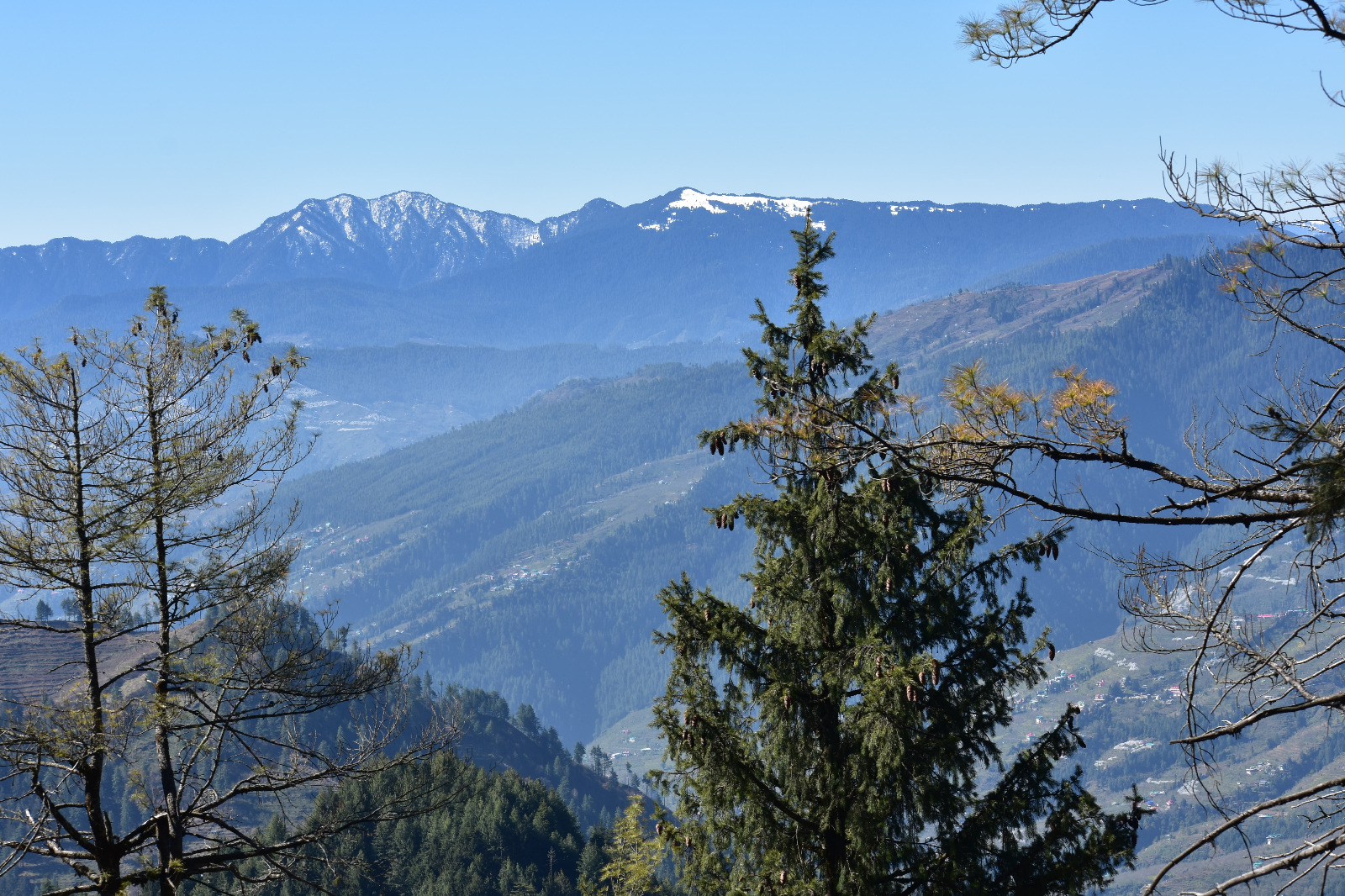 View of Chanshal peak from Sungri, Rohru