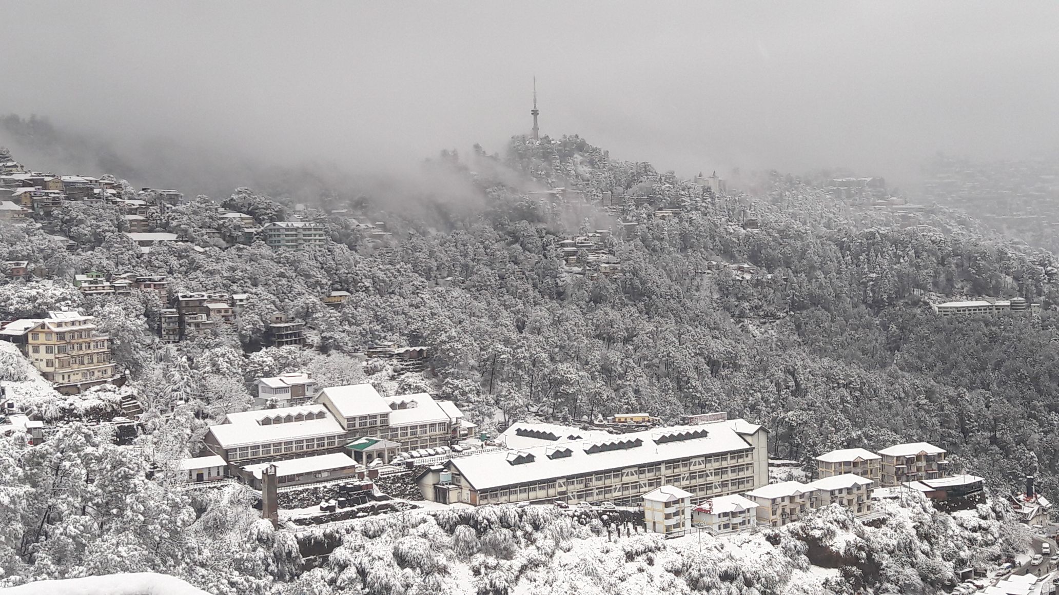 SNOW COVERED SHIMLA