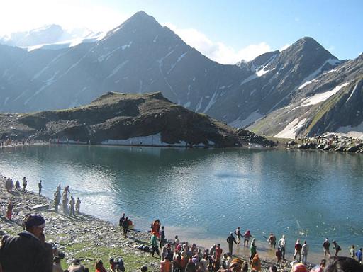 GADASARU LAKE IN CHURAH VALLY, CHAMBA