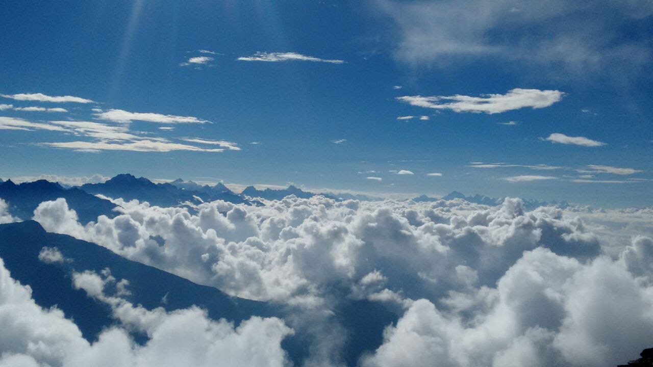 MORNING VIEW AT SHRIKHAND MAHDEV, KULLU